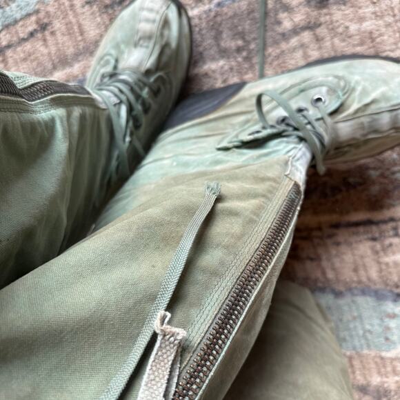 Vintage 70's US Military Army N-1B Extreme Cold Weather Green Boots Sz Medium - Picture 6 of 12